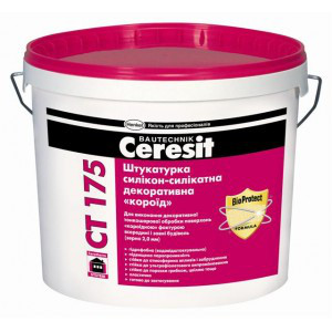 Ceresit СТ 175 "Короїд" 2 мм, готова декоративна штукатурка,25 кг