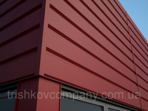 Металосайдинг фасадні панелі "Комплект". 0.5 мм, Китай, РЕ-полієстер