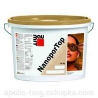 Baumit NanoporTop Декоративна фасадна штукатурка барашок 1,5 к 25 кг