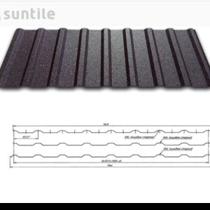 Профнактил Кровільний PP-20 0,45 мм PE RAL 8017 SUNTILE