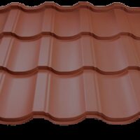 Металочерепиця Modern (Модерн) ArcelorMittal 0,5 Ral 8017 MAT