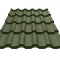 Металочерепиця Modern (Модерн) ArcelorMittal 0,5 Ral 6020 MAT