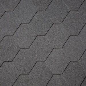 Бітумна черепиця Superglass Hex (01) Black