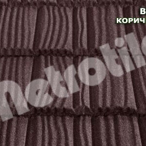 Композитна металочерепиця черепиця Metrotile ® Шейк Brown південноукраїнськ