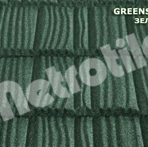 Композитна черепиця Metrotile WOOD (вуд) Greenstone Волошків