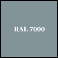 Гладкий лист POLYSTEEL — 0,45 мм / 1250 мм / PE / RAL 7000 Сірий