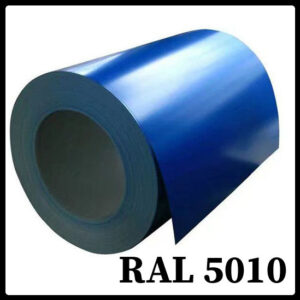 Гладкий лист 0,5 мм "Arvedi" Polyester RAL 5010
