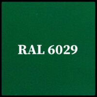 Гладкий лист POLYSTEEL — 0,45 мм / 1250 мм / PE / RAL 6029