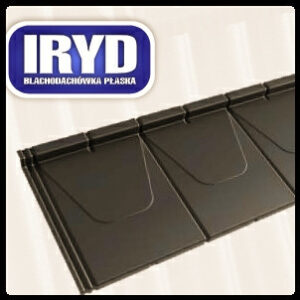 IRYD — Модульна плоска черепиця (Purmat) RAL 8019