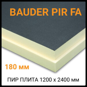 Теплоізоляція фольгована Bauder PIR FA 180 мм