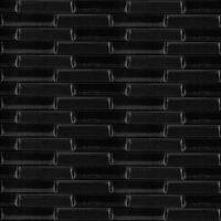 3D панель самоклеюча кладка чорна 700х770х7мм (038) SW-00000303