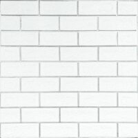 Панель стінова 70*70cm*5mm біла цегла зі сріблом (D) SW-00001502