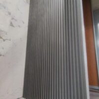 Декоративна стінова рейка сталева сіра 3000*160*23мм (D) SW-00001528