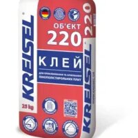 Kreisel 220 Об'єкт/Клей для приклеювання й армування пінополістирольних плит/25 кг