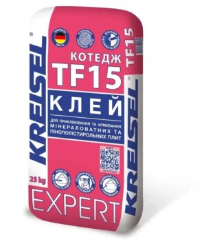 Kreisel TF-15 Expert Клей для приклеювання й армування мінераліватних і пінополістирольних плит (25 кг)