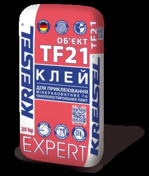 Kreisel TF-21 Expert Клей для приклеювання мінераліватних і пінополірувальних плит (25 кг)