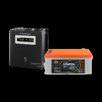 Комплект резервного живлення LP(LogicPower) ДБЖ + літієва (LiFePO4) батарея (UPS В1500 + АКБ LiFePO4 4096W)