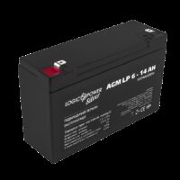 Акумулятор AGM LP 6V - 14 Ah Silver