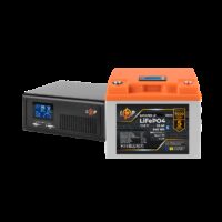 Комплект резервного живлення LP(LogicPower) ДБЖ + літієва (LiFePO4) батарея (UPS В1000 + АКБ LiFePO4 640W)