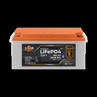 Акумулятор LP LiFePO4 12,8V - 160 Ah (2048Wh) (BMS 100A/80А) пластик Smart BT