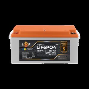 Акумулятор LP LiFePO4 12V-230 Ah (BMS 150A/75A) пластик для ДБЖ