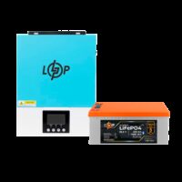 Комплект резервного живлення LogicPower W3000 + літієва (LiFePO4) батарея 5888Wh