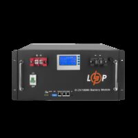 Акумулятор LP LiFePO4 48V (51,2V) - 100 Ah (5120Wh) (Smart BMS 100A) з LCD RM