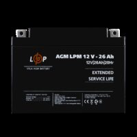 Акумулятор AGM LPM 12V - 26 Ah