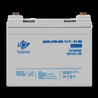 Акумулятор мультигелевий LPM-MG 12V - 33 Ah + справа