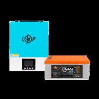 Комплект резервного живлення LP(LogicPower) ДБЖ + літієва (LiFePO4) батарея (UPS W3000 + АКБ LiFePO4 5888W)