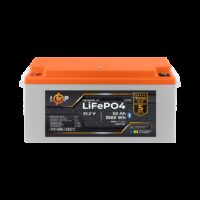 Акумулятор LP LiFePO4 51,2V - 50 Ah (2560Wh) (BMS 80A/50А) пластик Smart BT