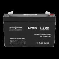 Акумулятор AGM LP 6V - 7.2 Ah Silver