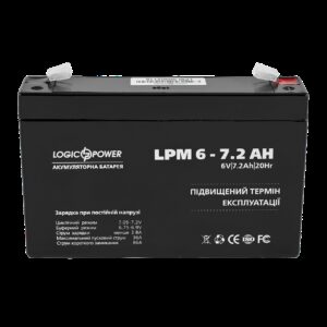 Акумулятор AGM LP 6V - 7.2 Ah Silver