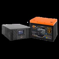 Комплект резервного живлення LogicPower B1500 + літієва (LiFePO4) батарея 1280Wh