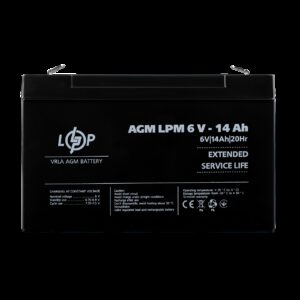 Акумулятор AGM LPM 6V - 14 Ah