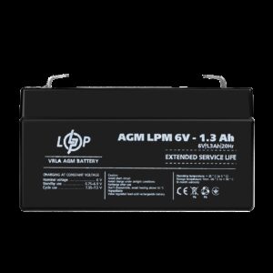 Акумулятор AGM LPM 6V - 1.3 Ah