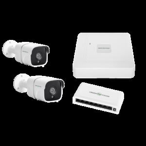 Комплект відеоспостереження вуличний на 2 циліндричні камери GV-IP-K-W60/02 5MP (Lite)