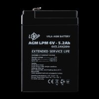 Акумулятор AGM LPM 6V - 5.2 Ah