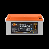 Акумулятор LP LiFePO4 25,6V - 100 Ah (2560Wh) (BMS 80A/50А) пластик Smart BT