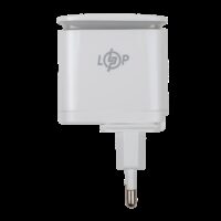 Зарядка для телефона LogicPower 25W (Type-C+USB) QC3.0 PD + кабель (Type-C to Type-C) 25WCH