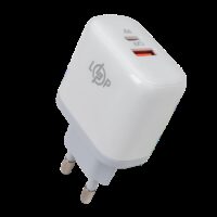 Зарядка для телефону LogicPower 45W (Type-C+USB) QC + кабель (Type-C to Type-C) 45WCH