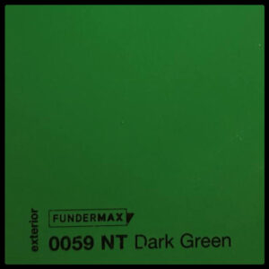 HPL панель 6 мм / ТМ - FUNDERMAX 0059 NT ( Dark Green )