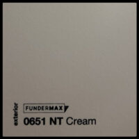 HPL панель 6 мм / ТМ - FUNDERMAX 0651 NT ( Cream )