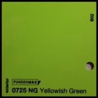 HPL панель 6 мм / ТМ - FUNDERMAX 0725 NT ( Yellowish Green )