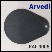 Рулонна сталь Arvedi Італія 0,45 мм RAL 9005 — гладкий лист із полімерним покриттям