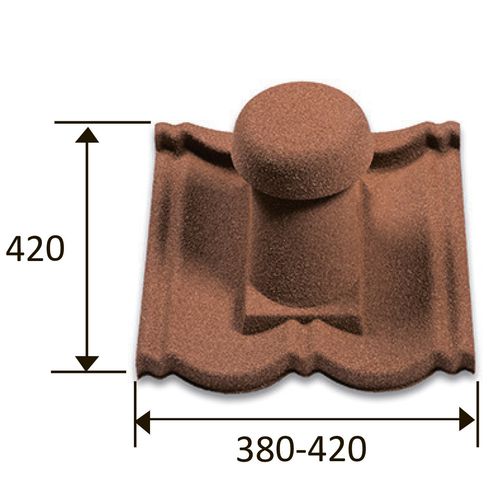 Кровольний вентилятор (аератор) Metrotile HV110 колір кави