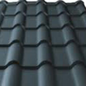 Металочерепиця Крон Прушинскі 0,5 RAL 9005 глянець.