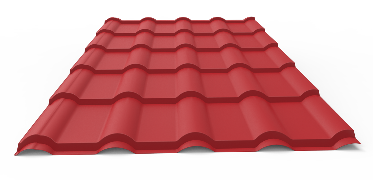 Металочерепиця Мюнхен 0,45 мм / 0,5 мм