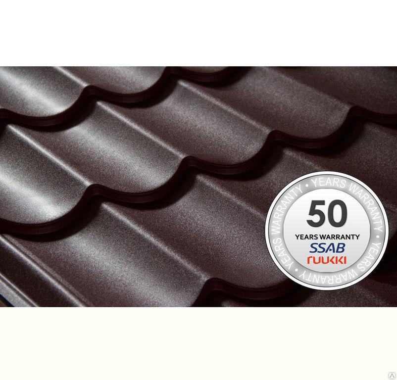 Металочерепиця Ruukki Monterrey Pural Matt BT5450 plusult 32 0,5 мм