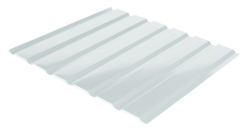 Профнастил С-18 RAL 9003 (білий) PE 0.45 фасадний